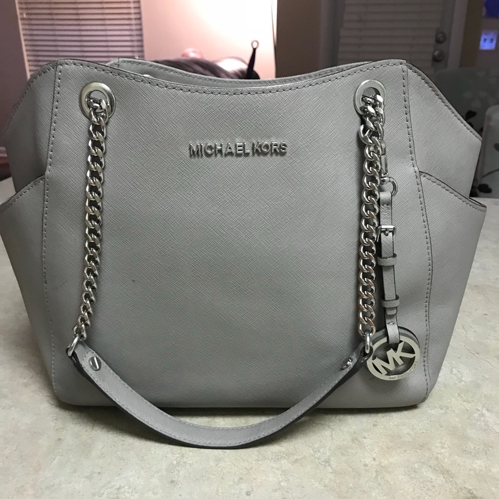 MK Michael Kors Hand Bag Gray Shoulder Bag